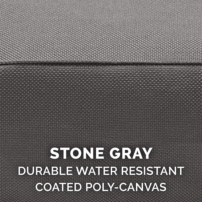 Furhaven Water-Resistant Orthopedic Dog Bed for Medium/Small Dogs w/ Removable Washable Cover, For Dogs Up to 35 lbs - Indoor/Outdoor Logo Print Oxford Polycanvas Mattress - Stone Gray, Medium - Image 7
