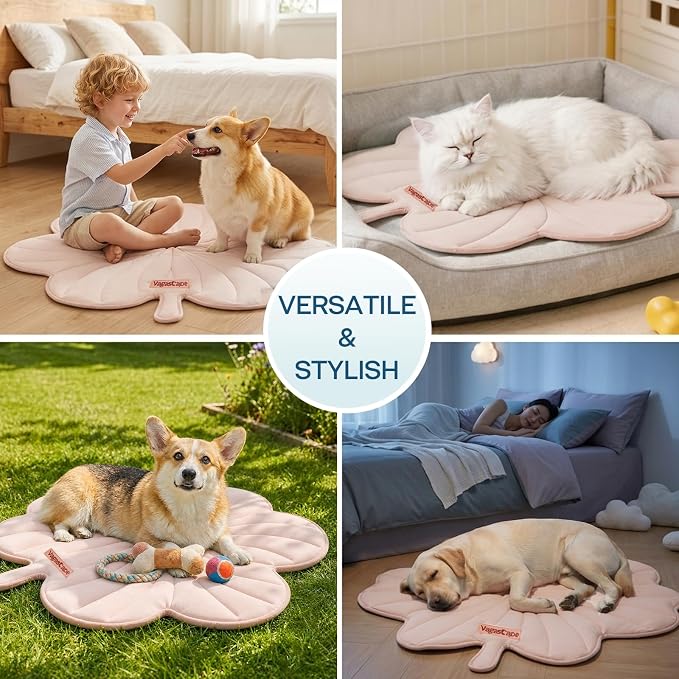 Dog Cooling Mat Washable Pet Cooling Mat, Self Cooling Mat for Dogs Large | 35" x 33", Thick Portable Foldable Cooling Pad for Indoor Outdoor, Crate, Travel, Camping and Beach - Image 5