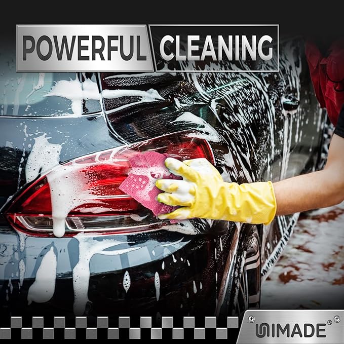 UNIMADE Microfiber Cleaning Cloth, 200PK Reusable Shop Rags Bulk | Microfiber Cleansing Cloth Lint Free Cleaning-Towel for Car Kitchen Automotive Bar Mechanic Garage,11.5"x11.5",Multicolor - Image 6