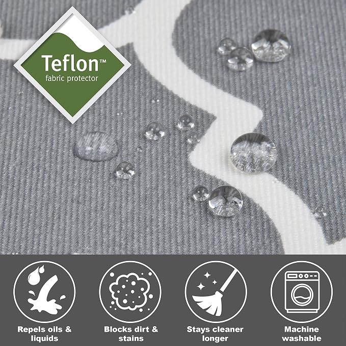 MidWest Homes for Pets Medium Dog Crate Cover Featuring Teflon Fabric Protector, Poly-Cotton Privacy Kennel Cover Fits Most 30-inch Crates, Gray Designer Print, Machine Washable, Reduces Barking - Image 4