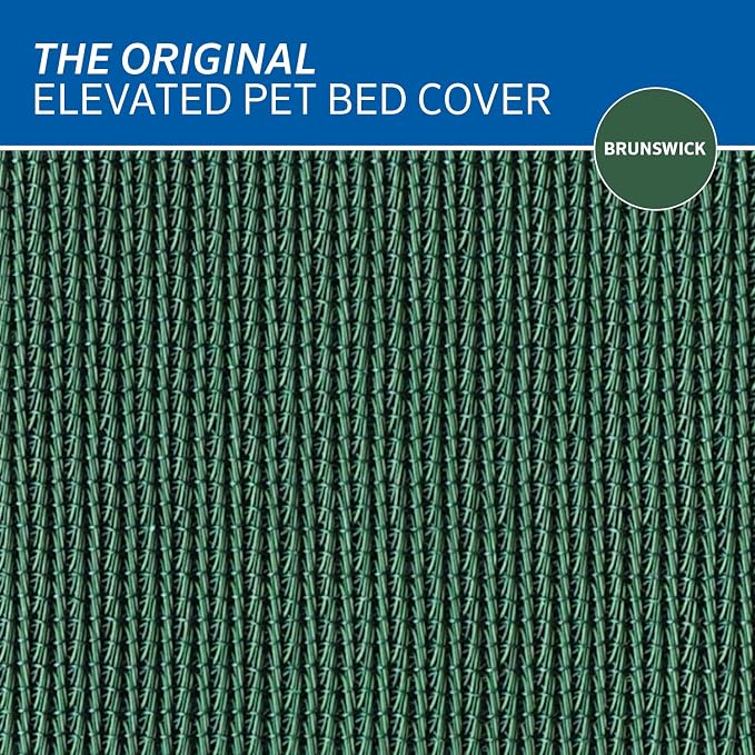 Coolaroo Original Pet Bed Replacement Cover - Brunswick Green - Large (43.5" x 31.5") (Pack of 3) - Image 5
