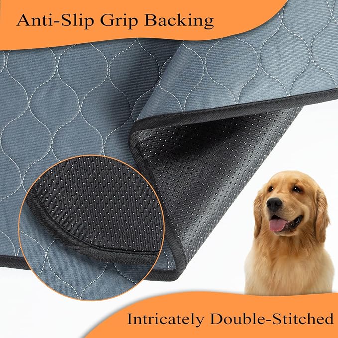 Bunlitent Washable Pee Pads for Dogs 5 Pack, 18x24, Reusable Puppy Pads, Washable Potty Pads with Quick Dry, Anti-Slip Dog Cat Pee Pads, Whelping Pads, Puppy Mat - Image 4