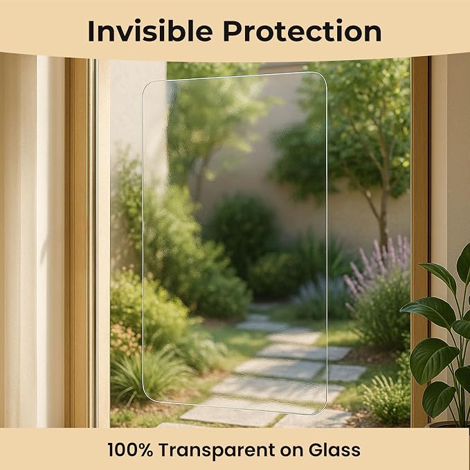 36 x 20 Door Scratch Protector Dog & Cat Scratch Guard, Heavy Duty Clear Anti-Scratching Protection on Wall Window Glass Screen & Sliding Doors Furniture Indoor/Outdoor - Image 6