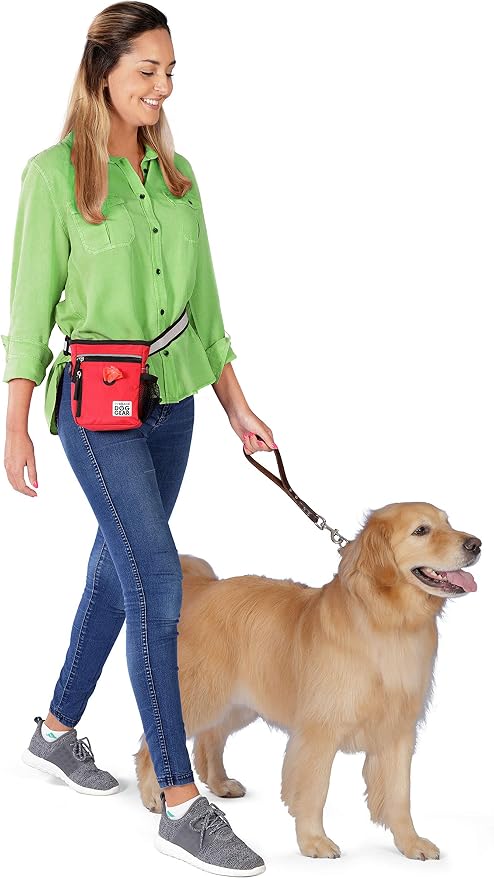 Mobile Dog Gear, Small Dog Walking Bag, Day or Night Reflective, 6 x 7 Inches - Image 6