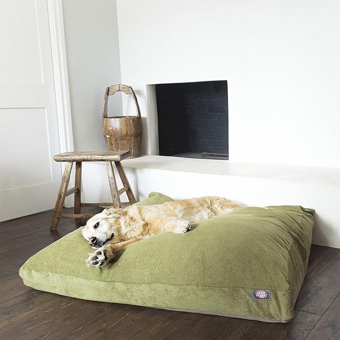 Majestic Pet Villa Rectangle Dog Bed Washable – Non Slip Comfy Pet Bed – Crate Bed with Removable Washable Cover – Kennel Bed for Sleeping, Polyester Fiber, Large, Azure - Image 6