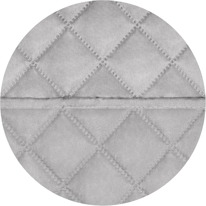PureFit Reversible Quilted Couch Covers for Dogs Loveseat Sofa Cover 54" | Light Gray/Light Gray, Water Resistant Couch Protector, Washable Pet Couch Cover with Non Slip and Elastic Straps For Kids - Image 5