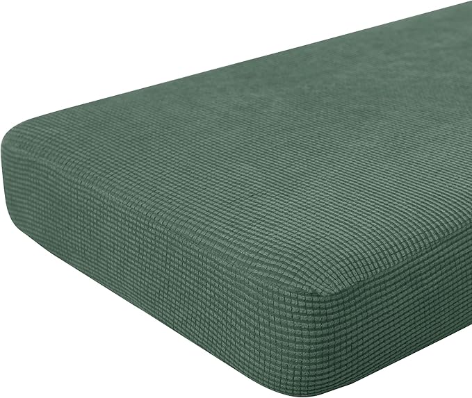 Hokway Couch Cushion Covers Stretch Cushion Covers Sofa Seat Cushion Slipcover Cushion Protector(Celadon, Large) by Hokway