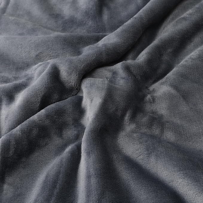 Waterproof King Size Blankets for Bed 90'' x 108'', Water Proof and Stain Resistant Throw Blankets for Couch Sofa, Reversible Mattress Protector for Twin, Queen, King Beds(Grey) - Image 4