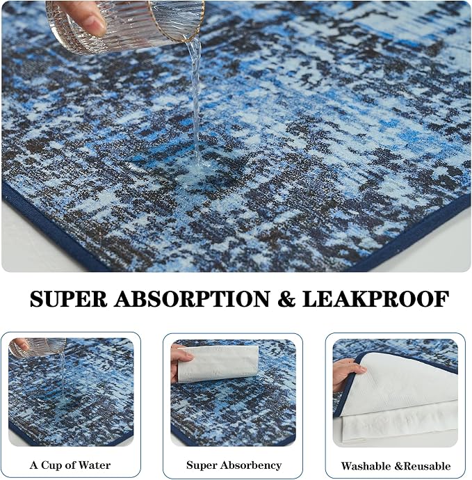 Qeils Washable Pee Pads for Dogs, Reusable Puppy Pads 18"x 24" 2 Pack | Leak-Proof, Super Absorbent Potty Training Pads With Non-Slip Backing For Crates, Floor, Playpen, Whelping & Furniture - Image 2