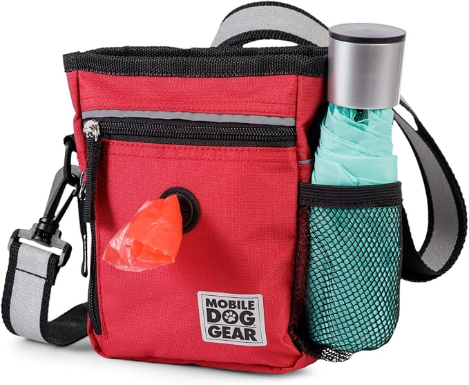 Mobile Dog Gear, Small Dog Walking Bag, Day or Night Reflective, 6 x 7 Inches - Image 4