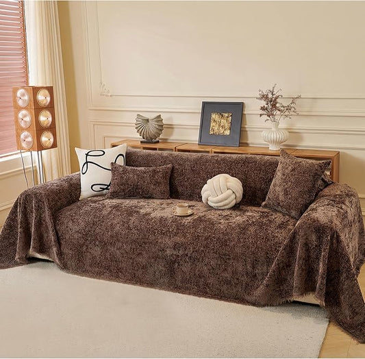 Couch Protector for Dogs,71"x118"Washable Sofa Slipcover,Coffee by Unknown