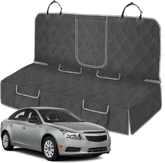 Dog Car Seat Cover for 2012-2019 Chevy Cruze | Waterproof Pet Bench Seat Cover for Back Seat, 600D Heavy Duty Scratch Proof Nonslip Truck Seat Covers for Dogs by Kistrba