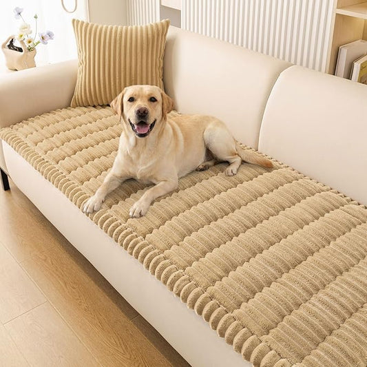 Smiry Couch Cover for Dogs, Non Slip Washable Sofa Protector for Pets | Soft Furniture Cover for Leather & Fabric Couches, Cozy Protect Against Fur, Dirt & Messes, Pet Friendly, 27.6"x82.7" by Smiry
