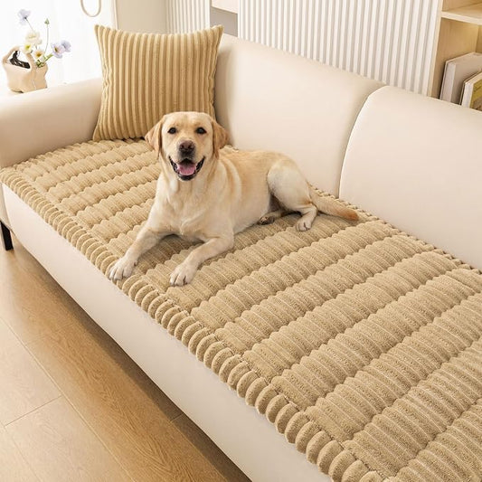 Smiry Couch Cover for Dogs, Non Slip Washable Sofa Protector for Pets | Soft Furniture Cover for Leather & Fabric Couches, Cozy Protect Against Fur, Dirt & Messes, Pet Friendly, 27.6"x47" by Smiry
