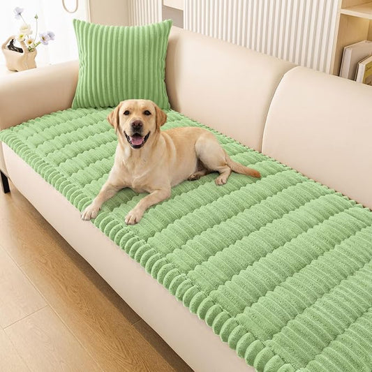 Smiry Couch Cover for Dogs, Non Slip Washable Sofa Protector for Pets | Soft Furniture Cover for Leather & Fabric Couches, Cozy Protect Against Fur, Dirt & Messes, Pet Friendly, 27.6"x88" by Smiry