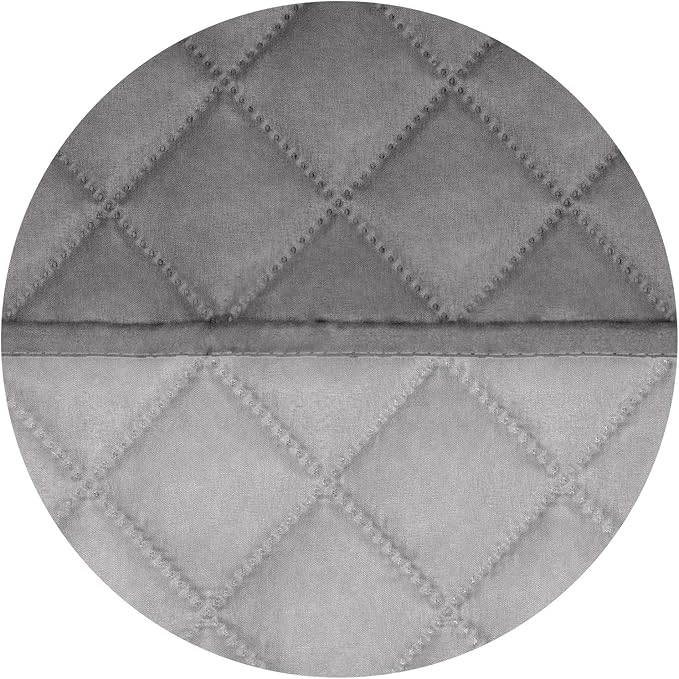 PureFit Reversible Quilted Couch Covers for Dogs Sofa Cover 4 Seater 88" | Gray/Light Gray, Water Resistant Couch Protector, Washable Pet Couch Cover with Non Slip and Elastic Straps For Kids - Image 5