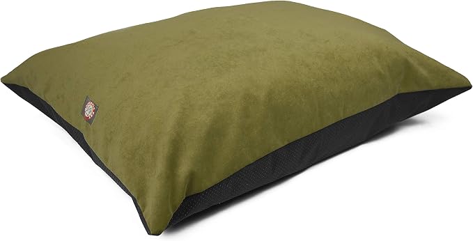 Majestic Pet Rectangle Medium Dog Bed - Washable Non Slip Comfy Crate Kennel Bed - Super Value Pillow - Medium Breed 35 x 28 Inch - Villa Fern by MajesticPet