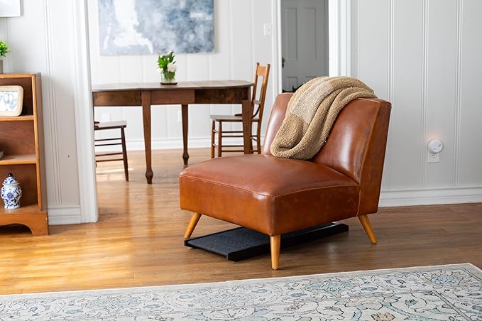 BIRDROCK HOME Adjustable Pet Ramp for Small Dogs, Cats, Puppies - Foldable Wooden Dog Ramp for Couch, Bed, Car - Indoor or Outdoor- Safe, Portable, Non-Slip Carpet - 16", Espresso