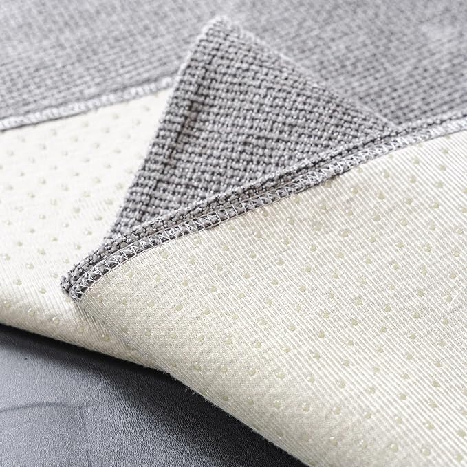 ROOMLIFE Non Slip Waterproof Couch Cover Sofa Covers for 3 Cushion Couch Washable, Furniture Protector Sofa Couch Cover for Dogs, Soft Sofa Slipcover, Couch Throw Blankets (Light Gray71''X118'') - Image 3