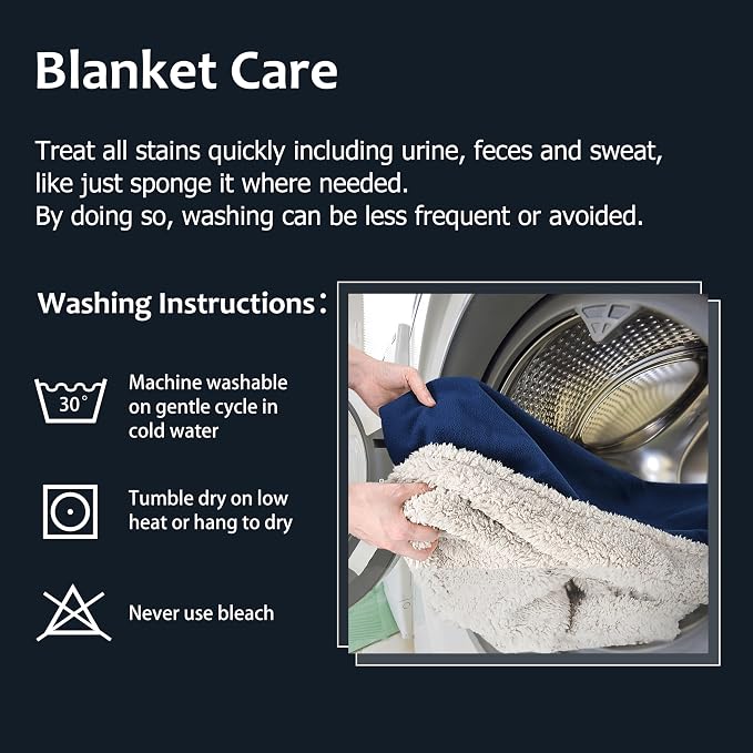 Kritter Planet Waterproof Reversible Pet Blanket for Small Dogs | 30 x 50 Inch, Washable Pet Protector for Sofa, Couch, Crates and Car Seats, Guards Against Fur, Dirt and Everyday Spills - Image 8
