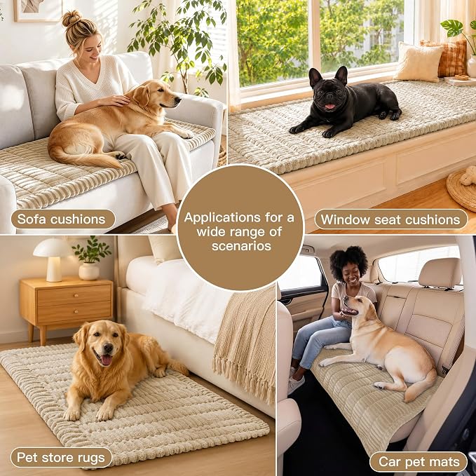 Couch Cover for Dogs, Sofa Cushion Cover, Pet Furniture Protector, Washable | Washable, Non Slip, Soft, Stretch Furniture Protector, Scratch Resistant, Pet Sofa Cushion Cover - Image 4