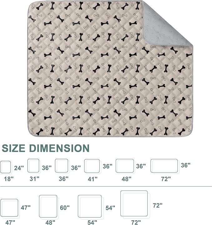 Eterish Reusable Washable Pee Pads for Dogs Large/Extra Large 36'' x 41'' 2 Pack, Absorbent Pet Puppy Dog Training Pads Non-Slip, Waterproof Whelping Potty Pads for Dogs Leak-Proof - Image 7
