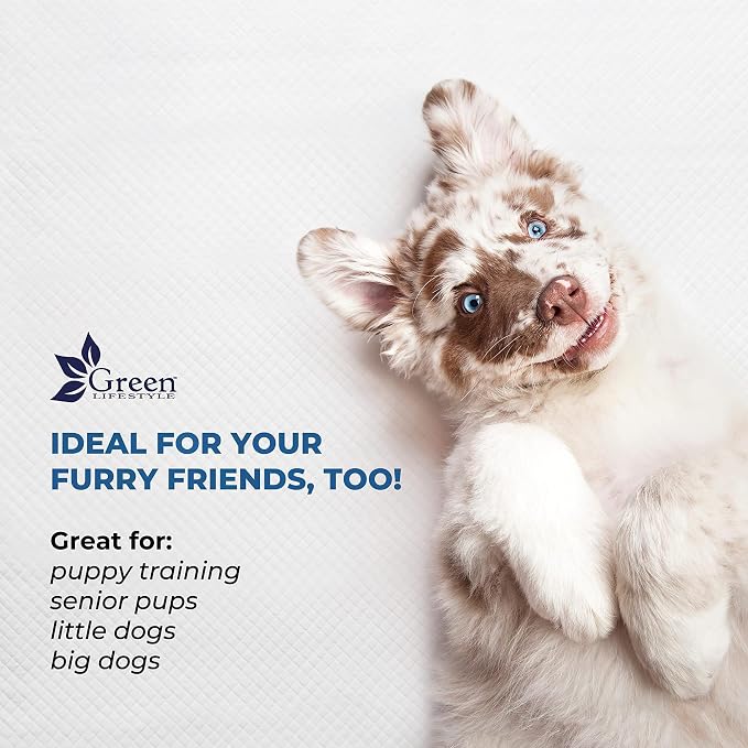 GREEN LIFESTYLE Underpads - Training Pet Pee Pads for Dogs, Cats - Pads for Adults, Seniors and Children - Ideal for Incontinence Protection (Pack of 25 - 30x36) - Image 3