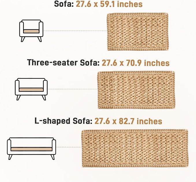 Plush Couch Cover for Dogs Non Slip Pet Sofa Protector, Ultra Soft Washable Couch Cover for Pets, Anti-Slip Backing Furniture Protector for Cats & Dogs, Fits Standard & L-Shape Sofas (Only 1PC) - Image 6