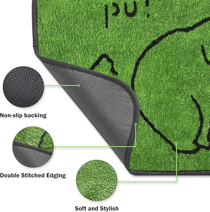 Qeils Reusable Puppy Pads , Washable Pee Pads for Dogs 36" x 24" 2 Pack | Super Absorbent & Leakproof Potty Training Pads, Plush Grass-Look With Non-Slip Backing For Crates, Playpens & Small Pets - Image 3