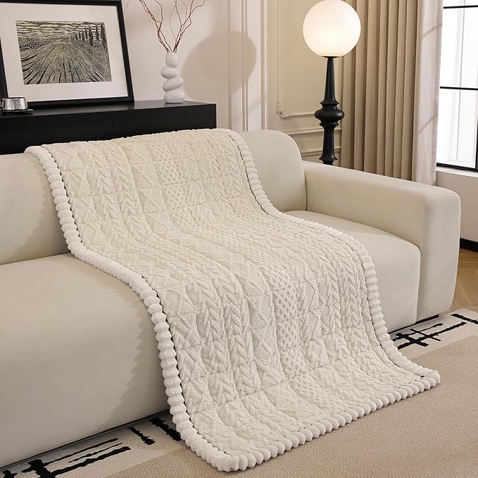 Non Slip Couch Covers for Dogs, Pet-Friendly Washable Couch Covers for 3 Cushion Sofa Pet Couch Cover (White, 35.4' 'x 63'') - Image 7