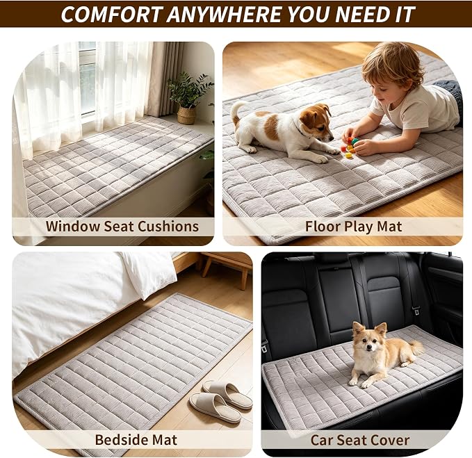 Couch Covers for Dogs Washable, 27.6"x59.1" Non Slip Couch Covers for Loveseat Sofa Pet Friendly, Soft Fuzzy Sofa Covers for Pet, Dog Couch Cover Furniture Protector(1PC,Light Grey) - Image 6