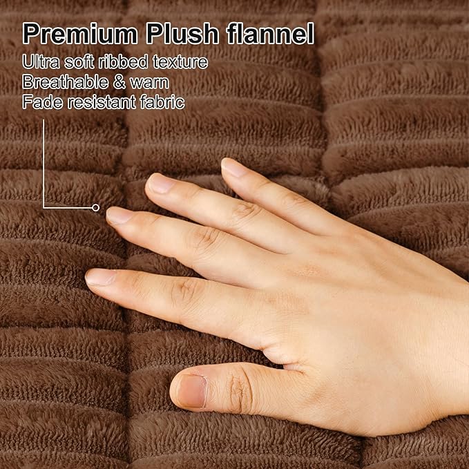 Smiry Couch Cover for Dogs, Non Slip Washable Sofa Protector for Pets | Soft Furniture Cover for Leather & Fabric Couches, Cozy Protect Against Fur, Dirt & Messes, Pet Friendly, 27.6"x82.7" - Image 5