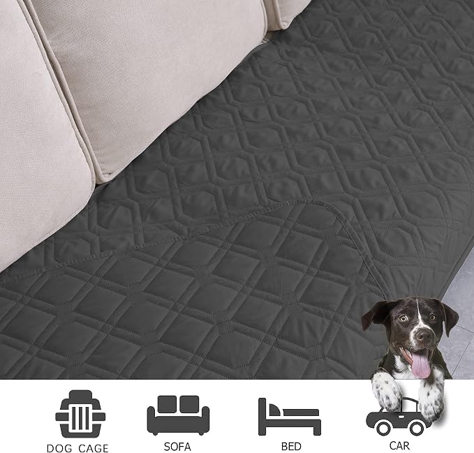 Ameritex Waterproof Blanket Reversible Dog Bed Cover Pet Blanket for Furniture Bed Couch Sofa - Image 4