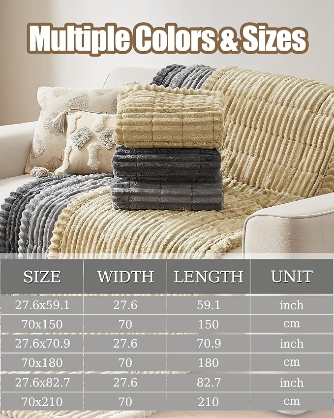 Couch Cover for Dogs Cats, Non Slip Washable Pet Sofa Protector, Plush | Polyester plush, non-slip silicone, machine washable, sofa sectional loveseat recliner, fur scratches muddy paws protection - Image 9