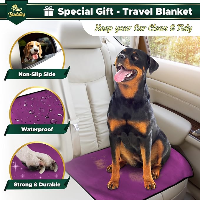 Paw Buddies Premium Waterproof Blanket 80"x90" Velvet-Feel Reversible Throw – Leakproof, Machine Washable Bed & Sofa King Size Protector for Couples, Pets & Travel + Bonus Small Blanket - Image 5