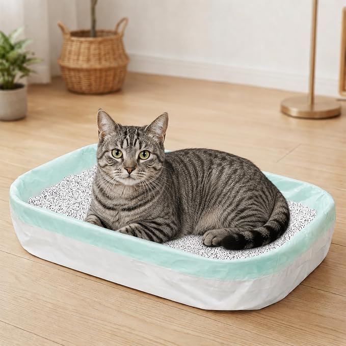 50 Count Extra Large Litter Box Liners, 46x19 Inches – Extra Thick, Heavy Duty - Image 9
