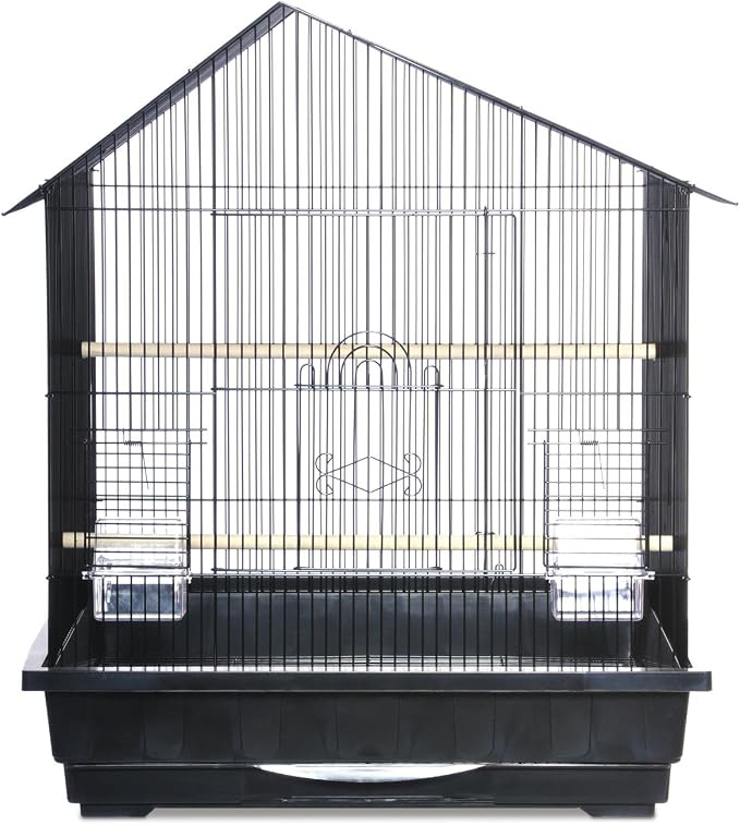 Prevue Pet Products Square Top Parakeet Cage, White - Image 4