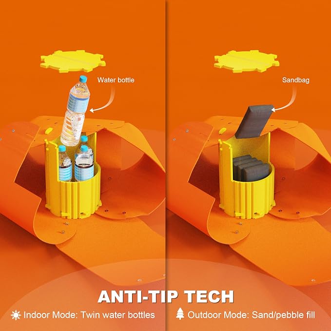 Cat Tunnel, Cat Cave for Indoor Cats Bed,Scratch Resistant Cat Toys for Medium Large Cats Hide and Seek Toy (Amber Orange) - Image 7