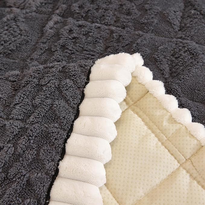 Non Slip Couch Covers for Dogs, Pet-Friendly Washable Couch Covers for 3 Cushion Sofa Pet Couch Cover (Dull Grey, 35.4'' x 70'') - Image 8