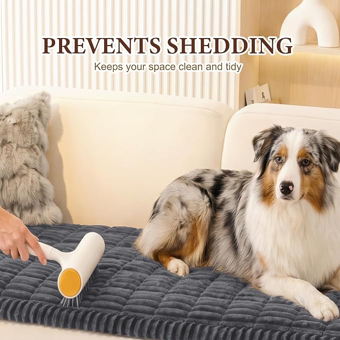 MEETSKY Couch Cover for Dogs, Washable Sofa Covers for 3 Cushion Couch, Non Slip Pet Couch Covers for Sofa, Soft Furniture Protector Against Fur Pet Friendly, Dark Grey, 27.6" x 70.9" - Image 7