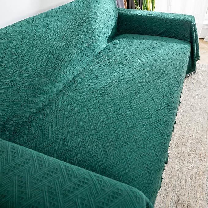 AIVIA Couch Cover Sheet Blanket, Oversized Couch Covers for 3 Cushion Sofa, Extra Large Furniture Decoration Covers Sofa Throws Sofa Slipcovers, L-Shape U-Shaped Sectional Protector for Cats Dogs - Image 5