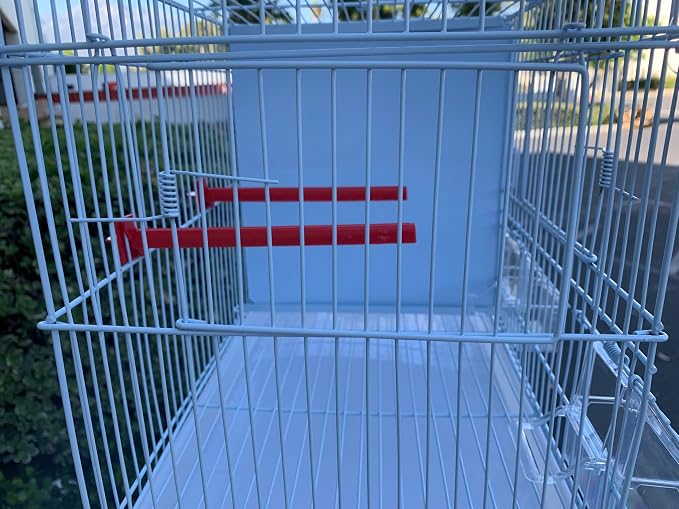 Seny Set of 4 Stackable Breeding Bird Cage for Canary Finch Small Birds (White) - Image 7