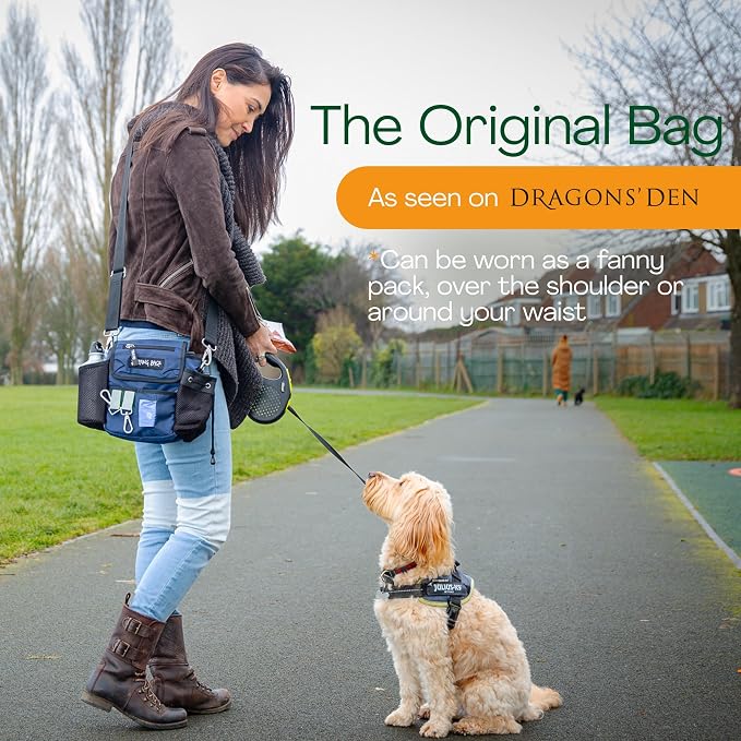 | The Original Dog Walking Bag | As Seen On Dragons’ Den | Lightweight & Practical Design | Carry Dog Toys, Dog Treats, Poop Bags & More With Ease | Extendable Shoulder Strap & Waistband - Image 2