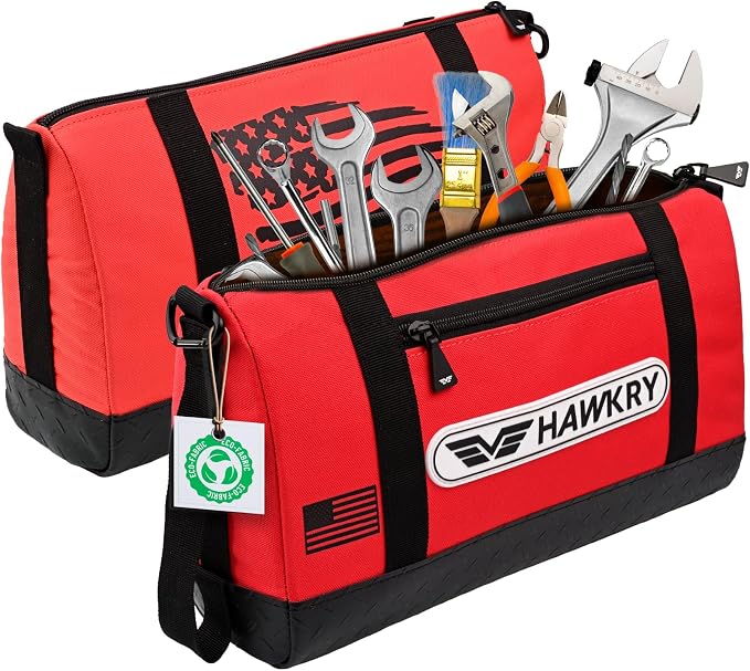 HAWKRY Oxford Waterproof Tool Bag – Small Tool Bag and Tool Pouch, Fishing Bag, Travel Pouch, Compact, Durable Small Travel Bag, Multipurpose Tool Bags for Men for Work, Fishing and Travel - Image 9