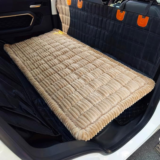 Dog Bed for Car, Backseat Pet Bed Mat, Dog Seat Cover for Car Back Seat, Non-Slip Travel Pet Mat, Fit for Backseat Extenders and Seat Covers (LightCoffee, 24.8x54inch) by HOMEREFROM