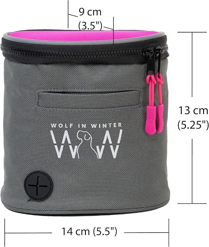 Quickdraw Treat Pouch – Compact Dog Training Bag with Reflective Trim, Built-in Poop Bag Dispenser, and Adjustable Waist Belt – Ideal for Walks, Hikes, and Training Sessions (Orange) - Image 3