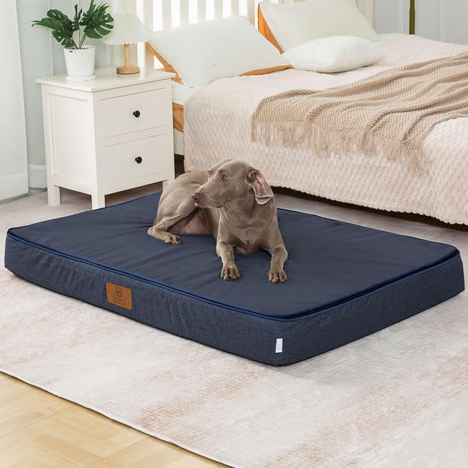 LIORCE Orthopedic Memory Foam Giant Dog Bed - 6" Thick Beds for Large Sized Dog - Waterproof Removable Washable Cover & Wrap-Around Zipper - Ultimate Comfort & Easy Maintenance - Image 6