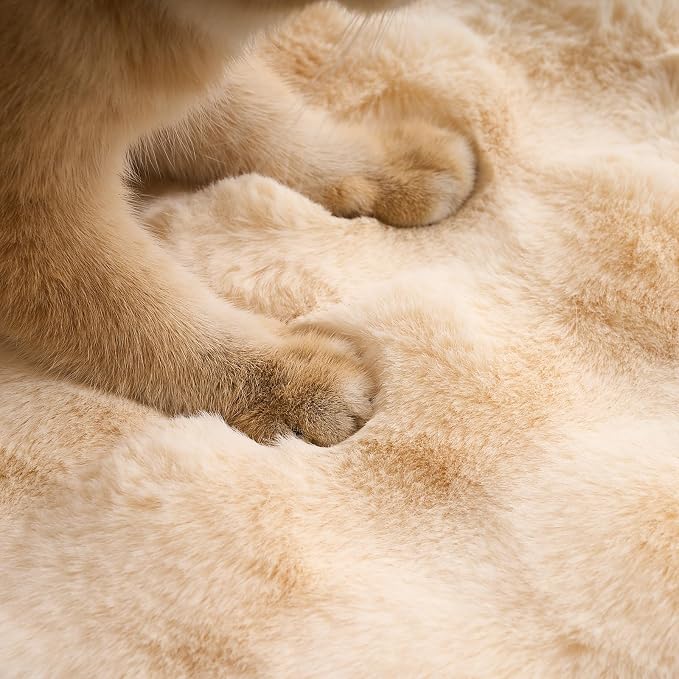 SHENGOCASE Pet Cushion Pad, Faux Fur Dog Cat Kneading Pillow, Crate Bed Insert, 16 Inches, 2-Pack - Image 4