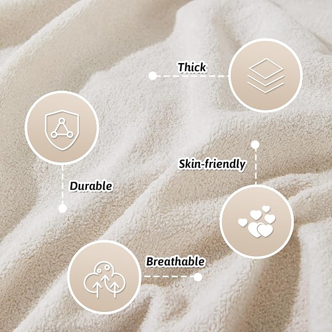 MEETSKY Couch Cover for 3 Cushion Cat Scratch Proof Couch Protector Washable Non Slip Sofa Covers Sectional Couch Covers for Dogs Soft L Shape Sofa Slipcover for Pets Kids, 91" x 134", Creamy White - Image 8