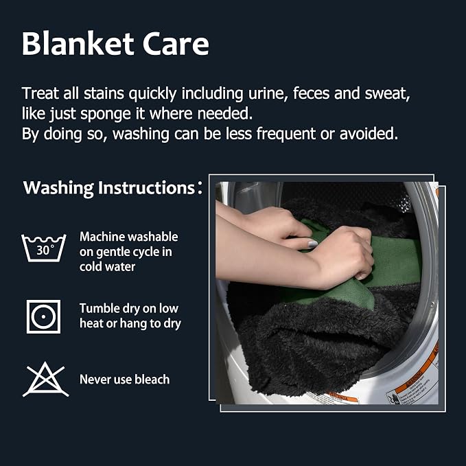 Kritter Planet Waterproof Reversible Pet Blanket for Dogs and Cats | 60 x 80 Inch, Waterproof Cover for Sofa and Bed, Washable Protection Against Fur, Dirt, Scratches and Everyday Messes - Image 7